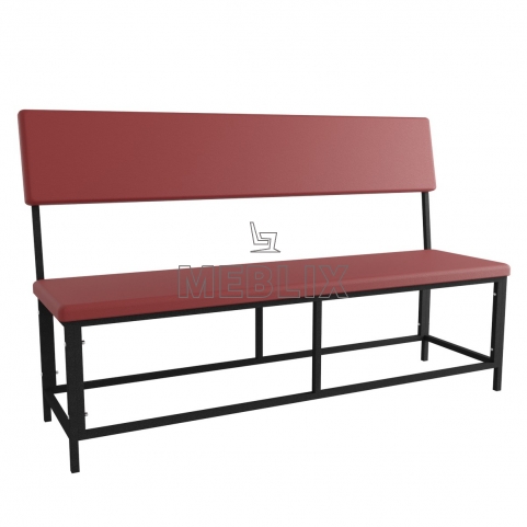 Лавка Ванеса (MEBLIX) на металокаркасі, напівм'яка (код 107-1)